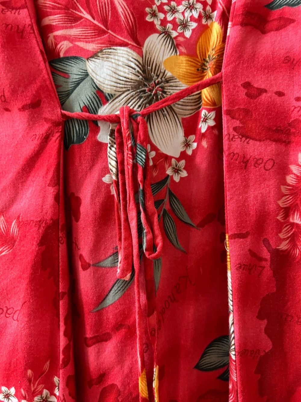 Vintage 90’s California Krush maxi floral Tropical Maximalist Dress. Vacation. - Picture 6 of 9
